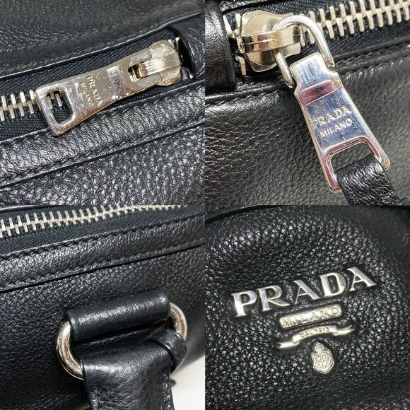 Prada Handbag Leather Black - Picture 9 of 9